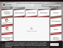 Tablet Screenshot of gyorszol.hu